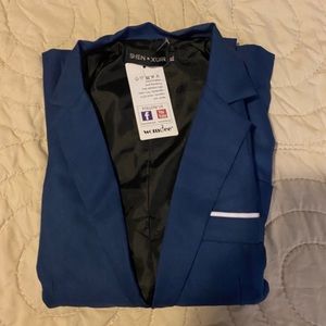 Men’s Blazer - Blue - Offbrand - NEW